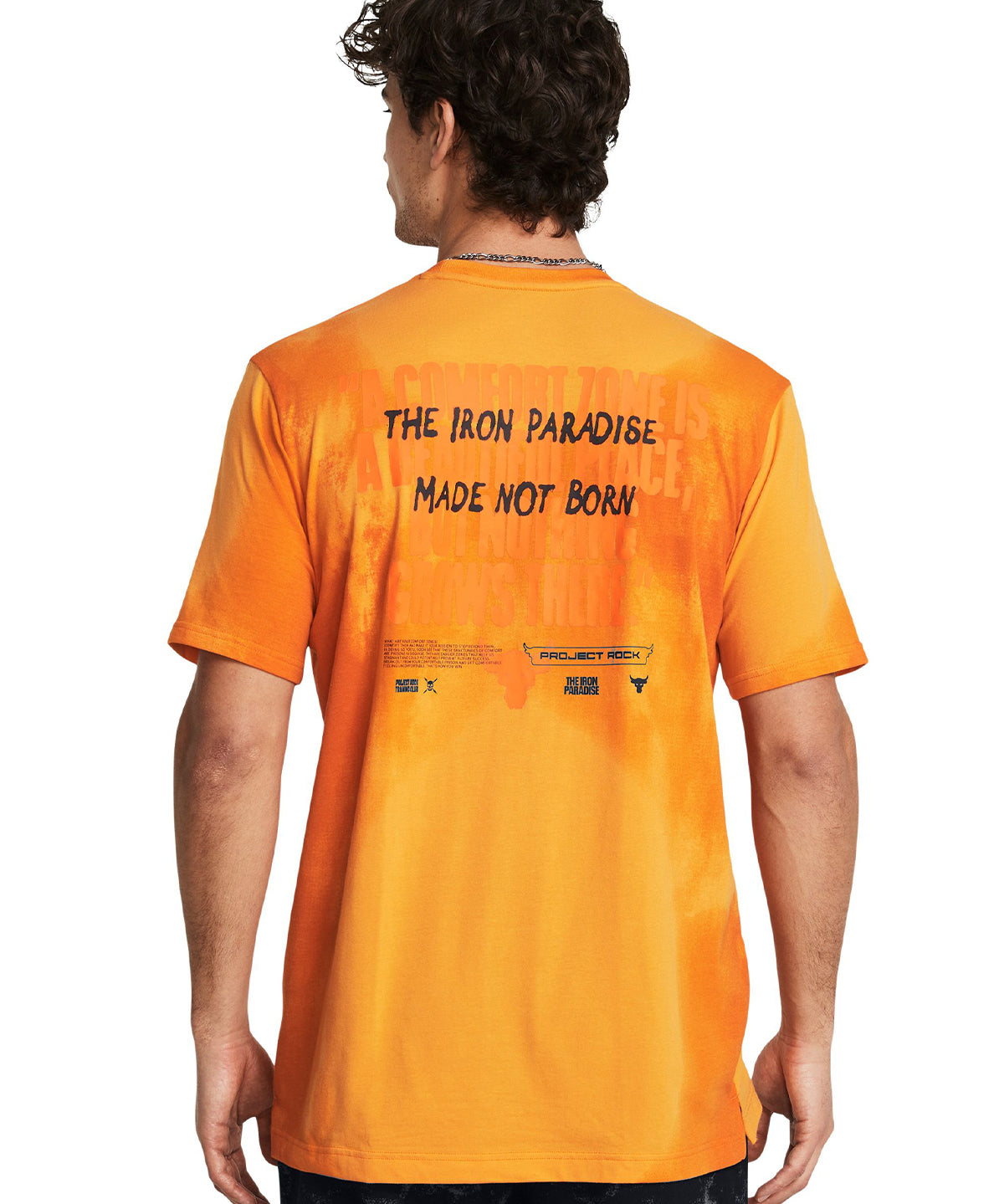 Polera manga corta Project Rock Sun Wash para hombre