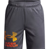 Short de entrenamiento para niño Tech Logo gris Under Armour