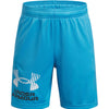 Shorts Under Armour tech logo azul para niños