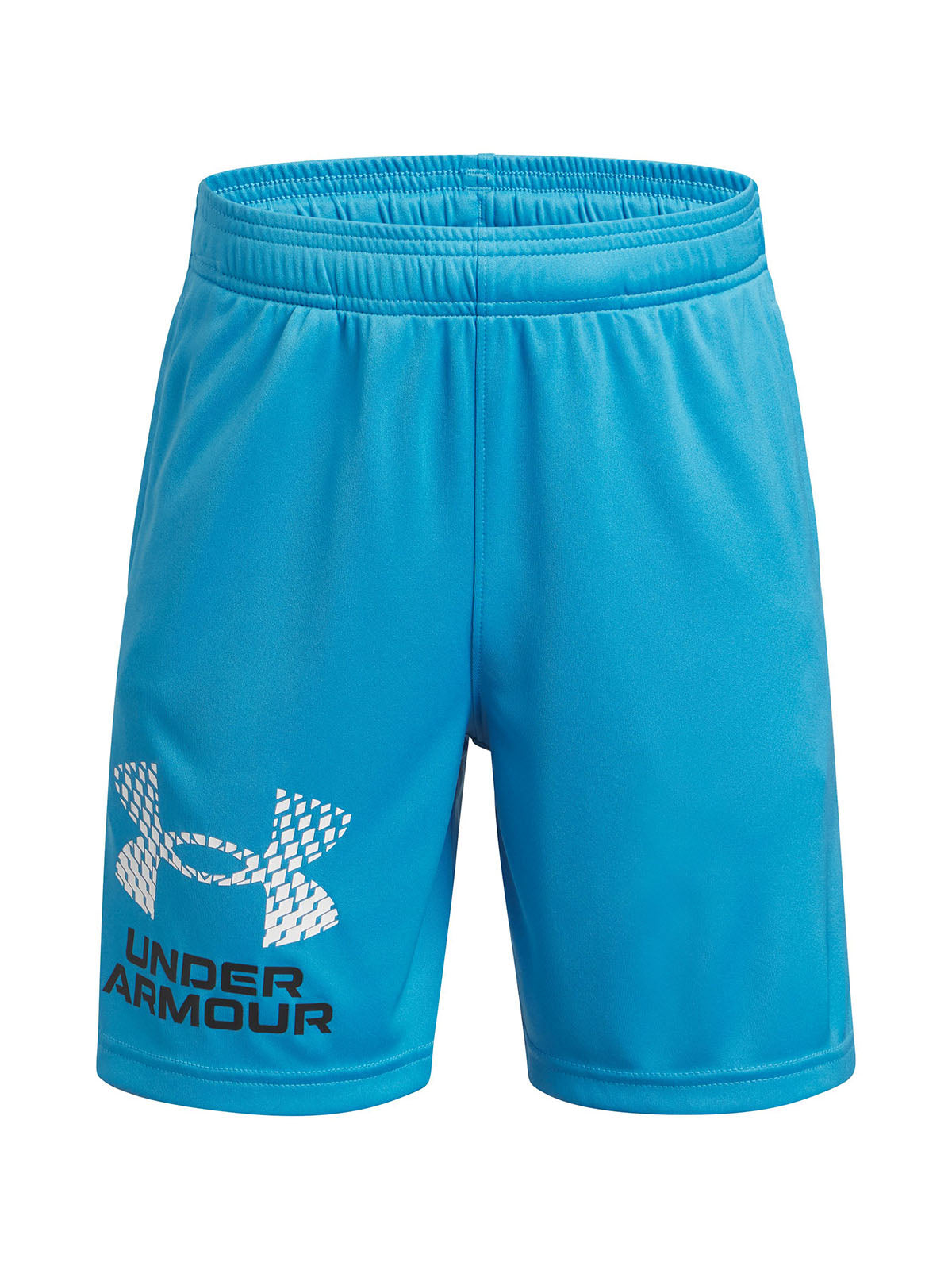 Shorts Under Armour tech logo azul para niños
