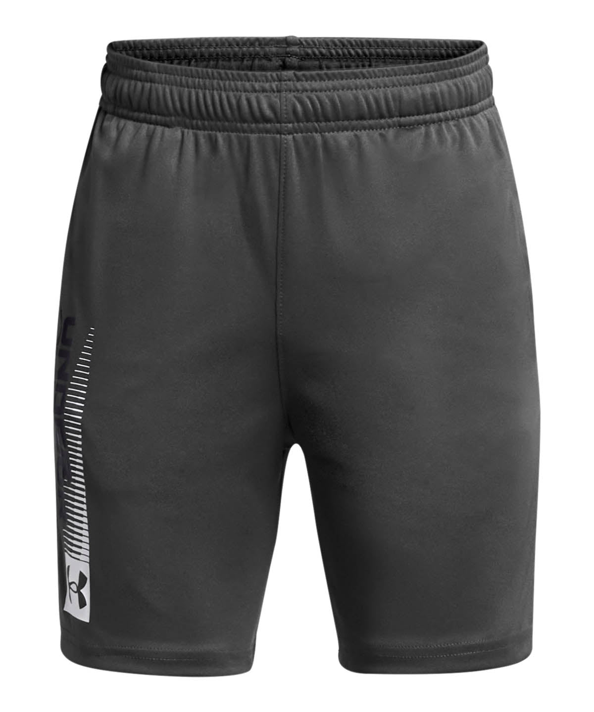 Short de entrenamiento para niño Tech Wordmark gris Under Armour