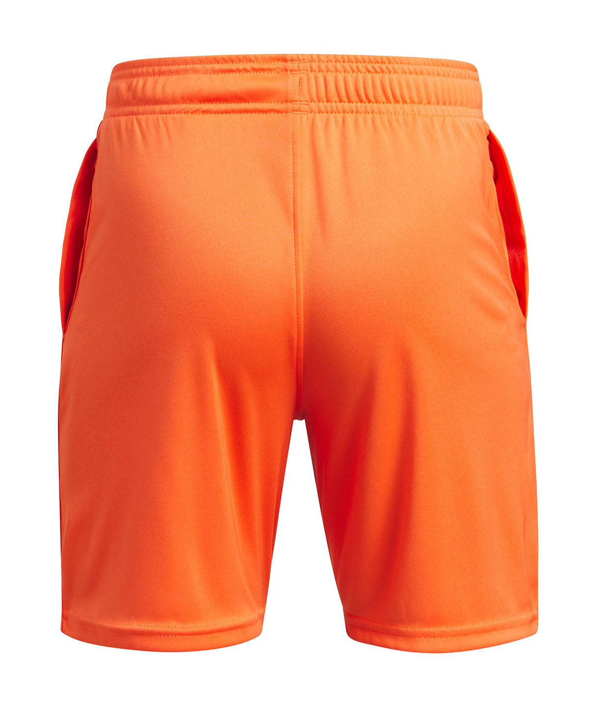 Shorts UA Tech Wordmark naranjo para niño