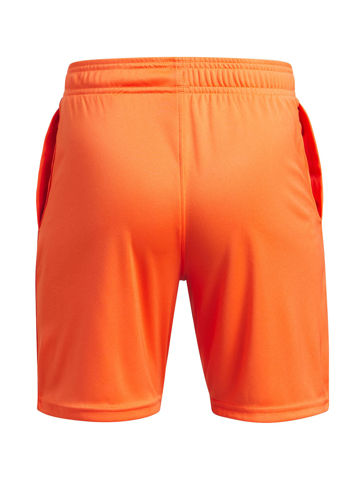 Shorts UA Tech Wordmark naranjo para niño
