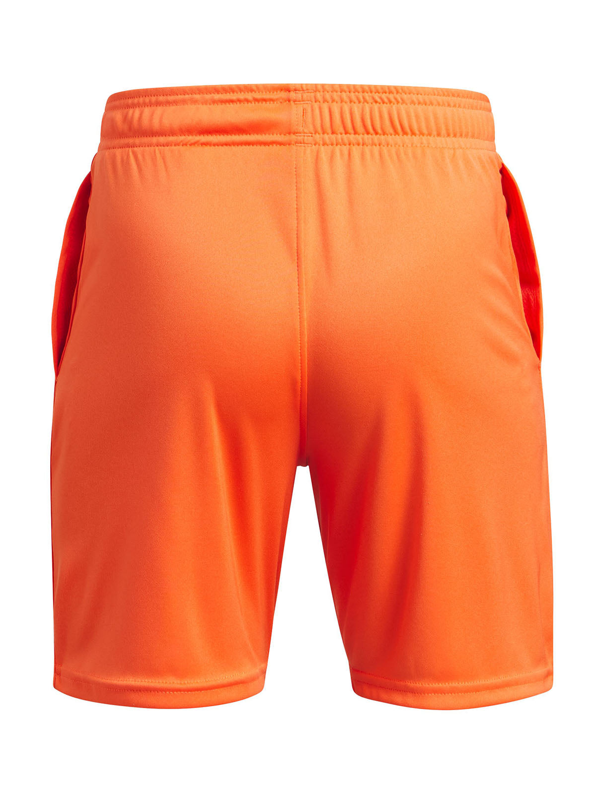 Shorts UA Tech Wordmark naranjo para niño