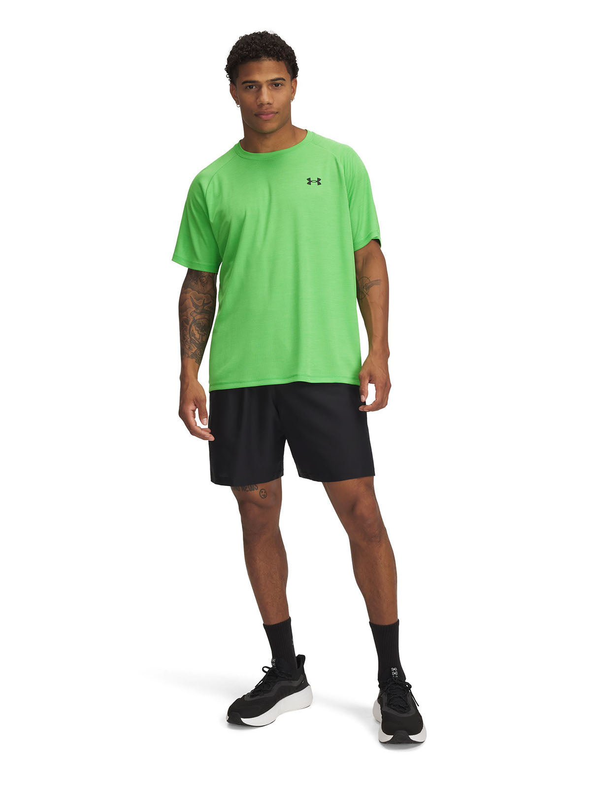 Shorts Under Armour tech woven wordmark negro para hombre
