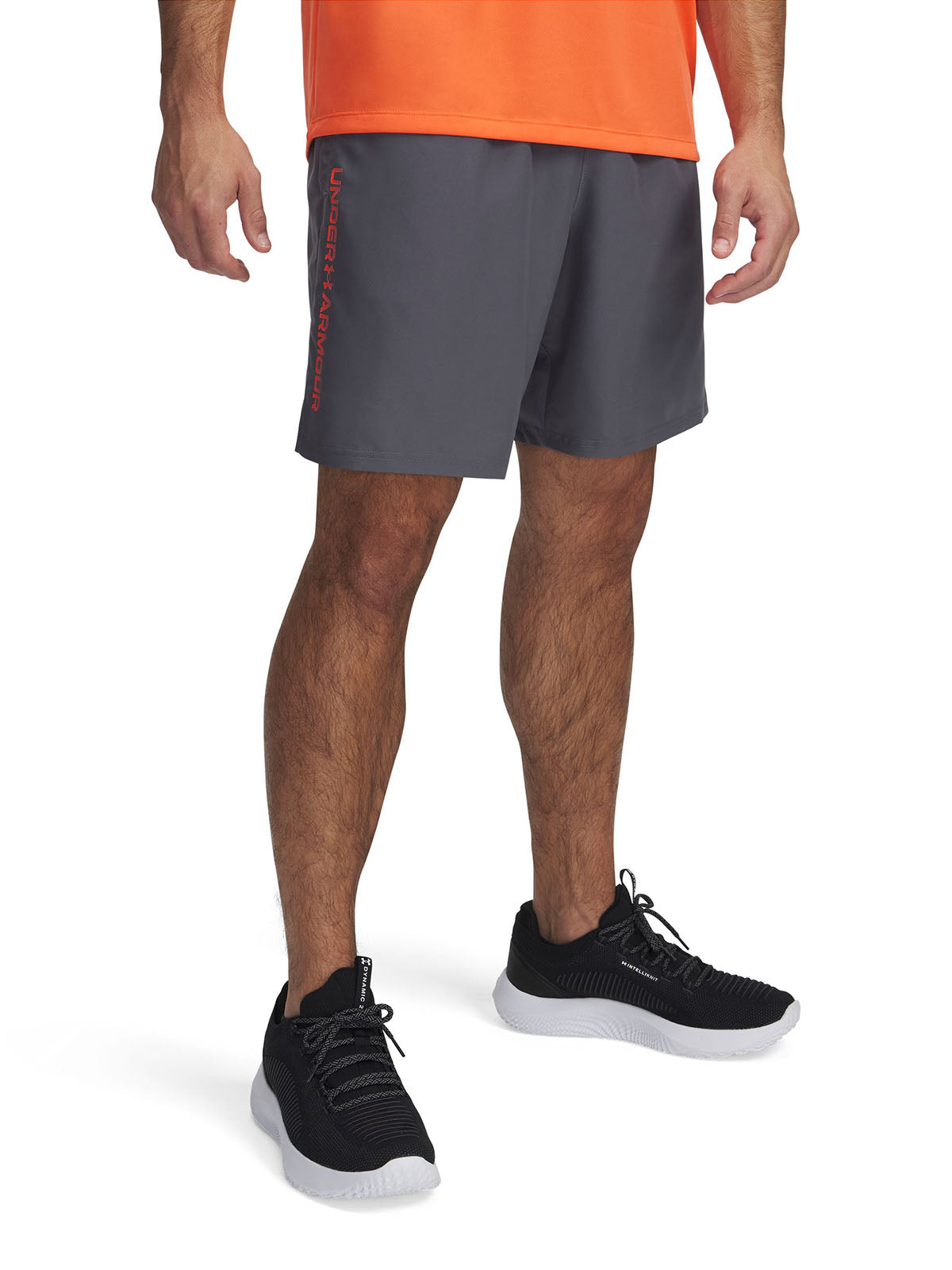 Shorts Under Armour tech woven wordmark gris para hombre