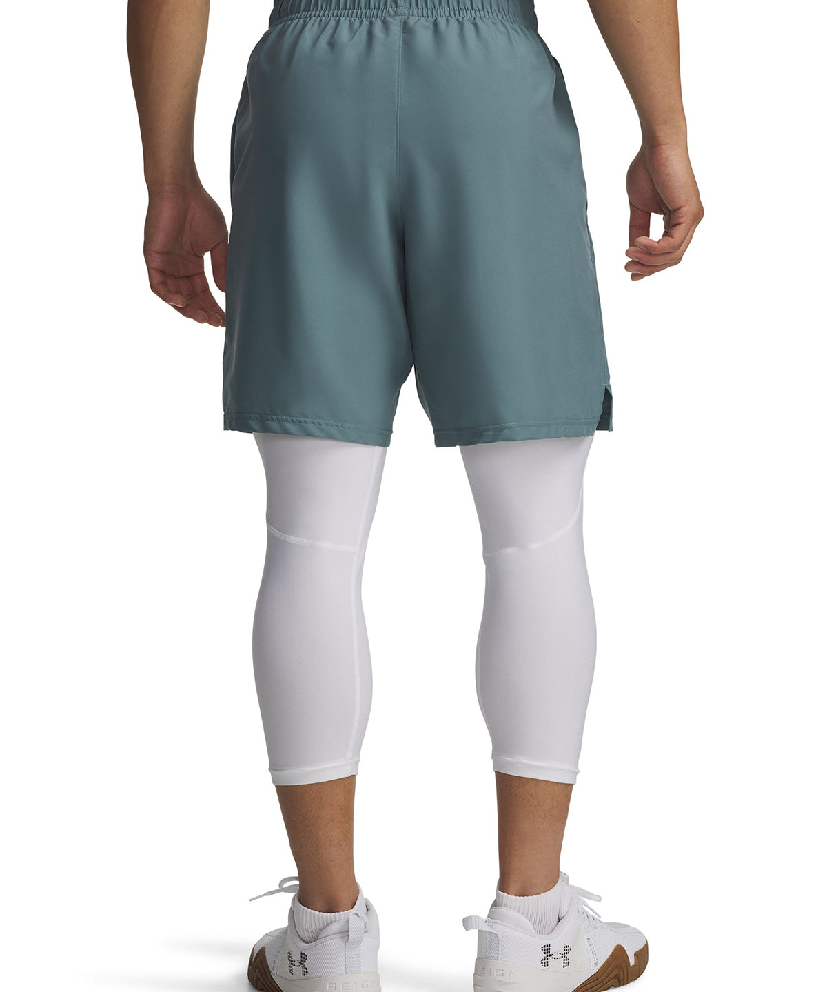 Short de entrenamiento para para hombre Tech Woven Wordmark Azul Under Armour