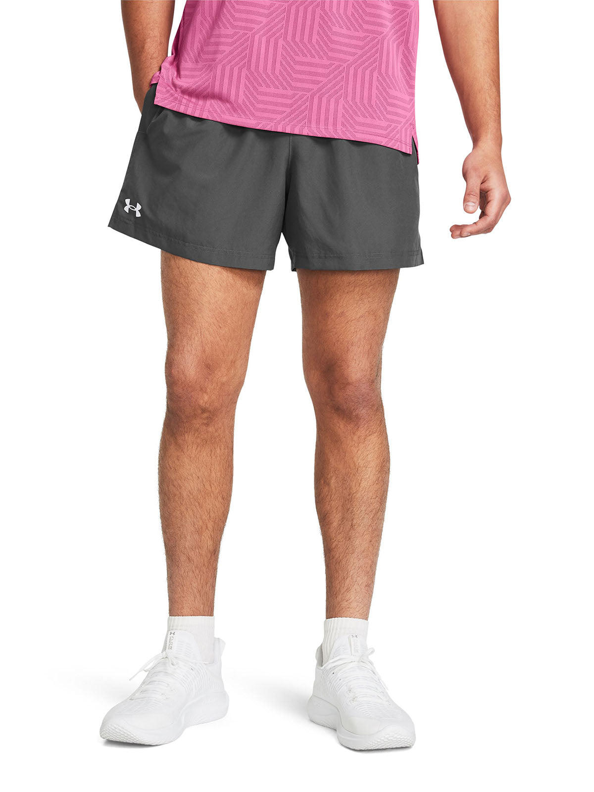 Shorts Under Armour tech woven gris para hombre