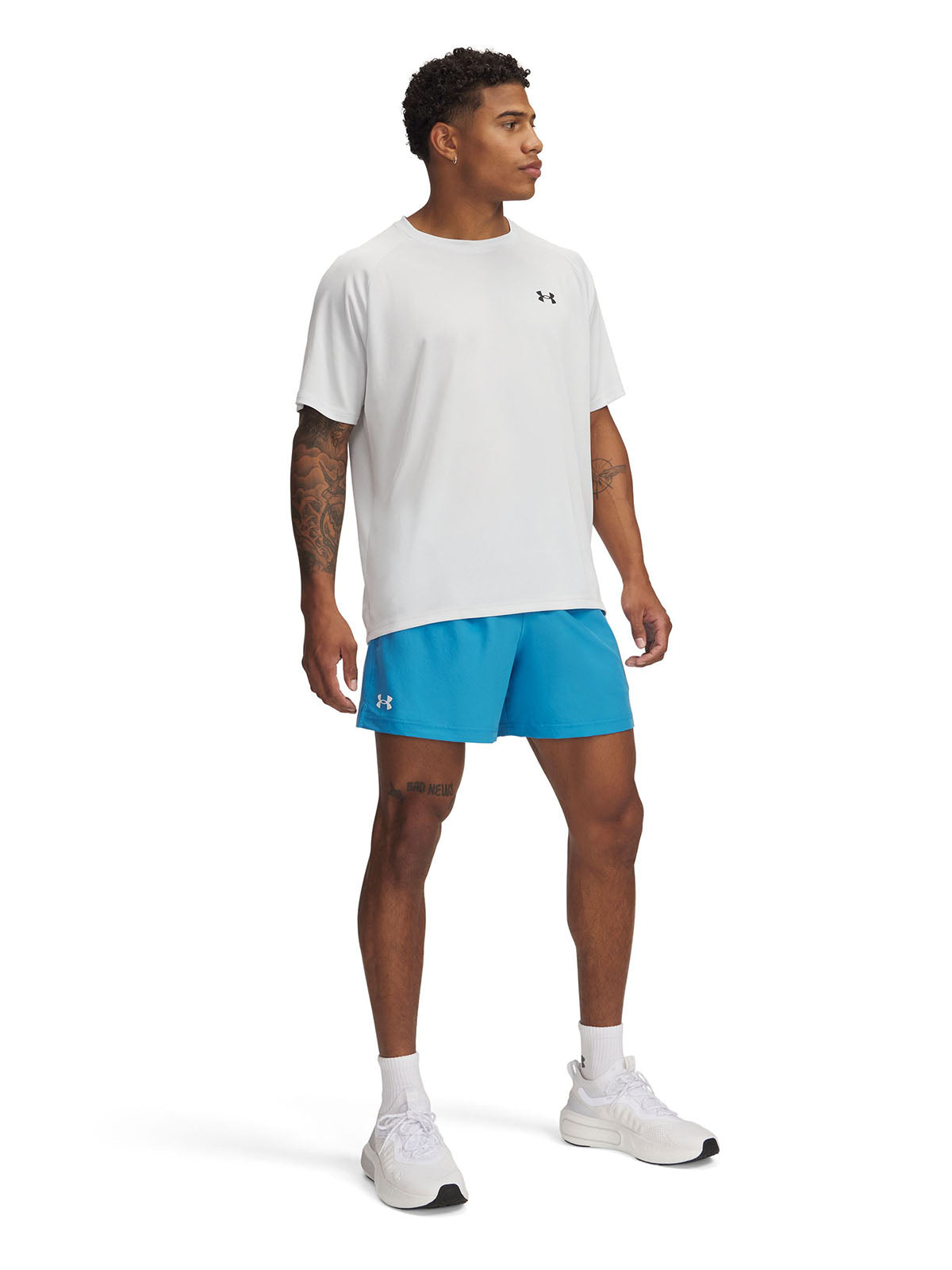 Shorts Under Armour tech woven azul para hombre