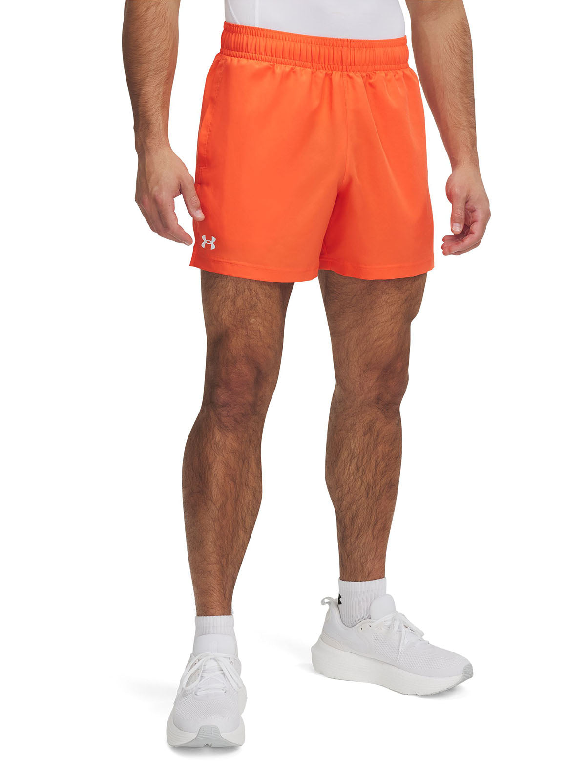 Shorts UA Tech Woven 5" naranjo para hombre