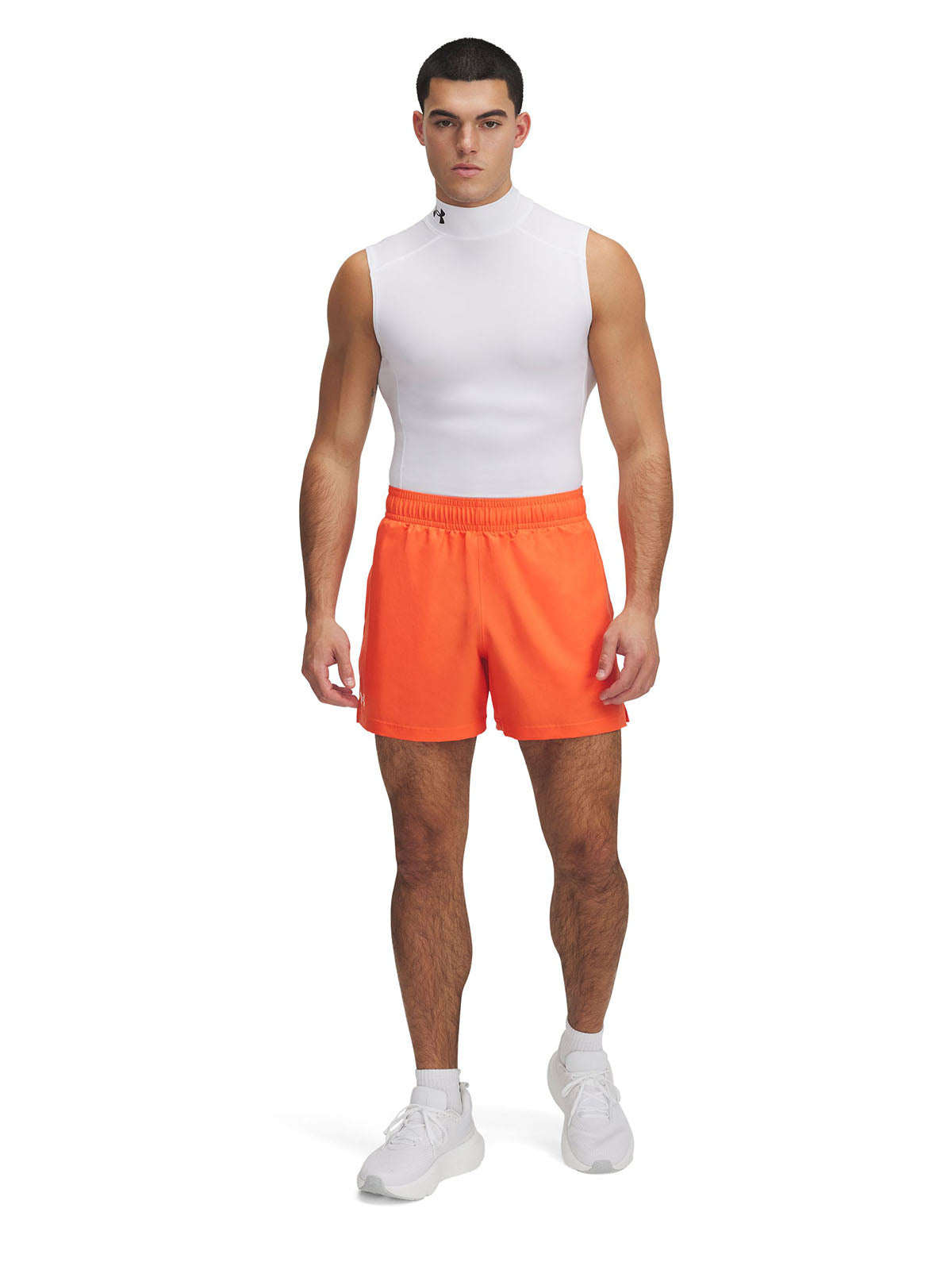 Shorts UA Tech Woven 5" naranjo para hombre