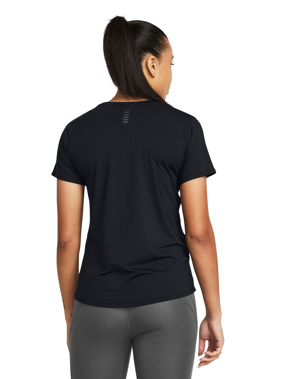 Polera manga corta UA Launch Elite para mujer