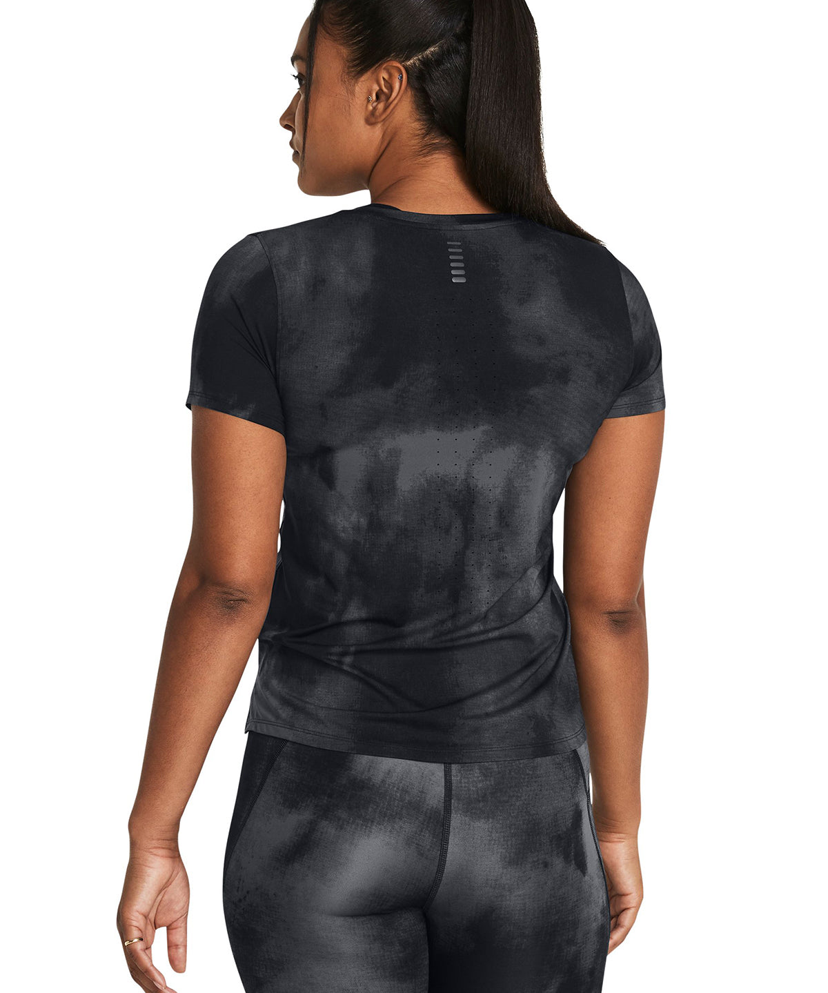 Polera manga corta UA Launch Elite para mujer