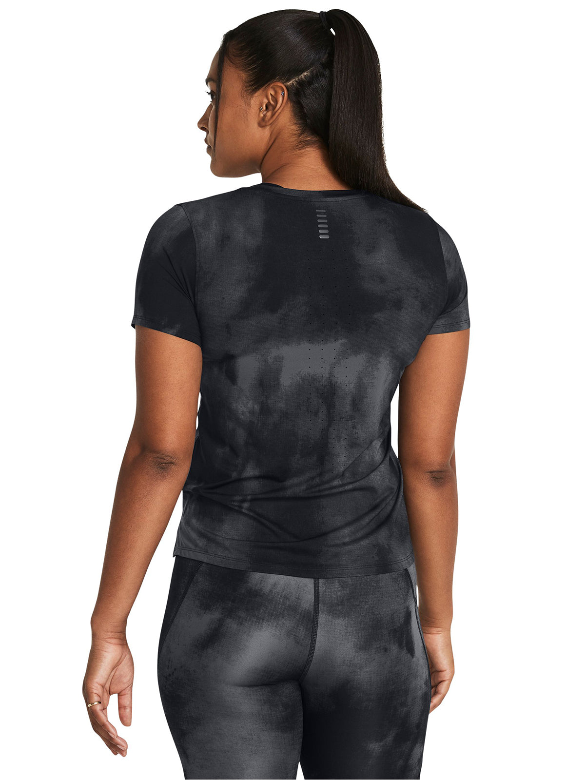 Polera manga corta UA Launch Elite para mujer