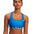 Peto de entrenamiento para mujer HeatGear Armour Mid Branded azul Under Armour