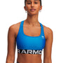 Peto de entrenamiento para mujer HeatGear Armour Mid Branded azul Under Armour