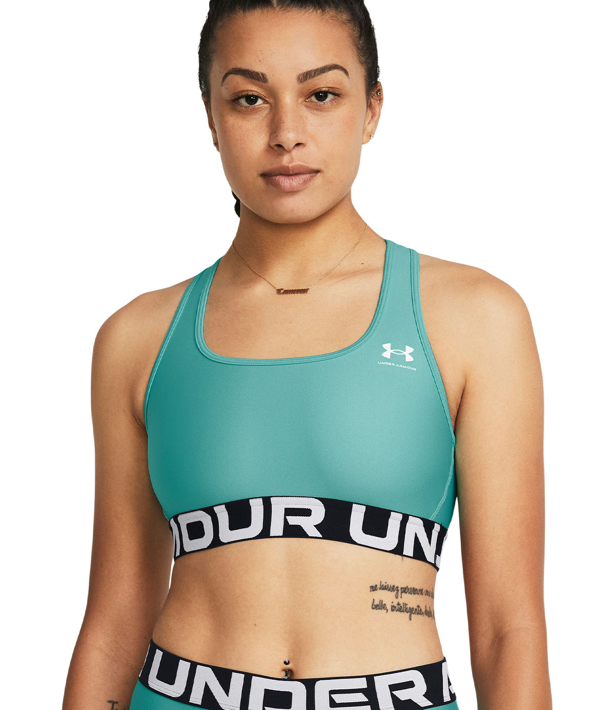 Sostén deportivo HeatGear® Armour Mid para mujer