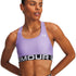 Peto de entrenamiento para mujer HeatGear Armour Mid Branded morado Under Armour