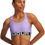 Peto de entrenamiento para mujer HeatGear Armour Mid Branded morado Under Armour
