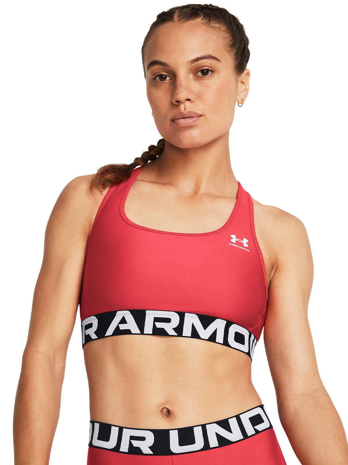 Sostén deportivo HeatGear® Armour Mid para mujer