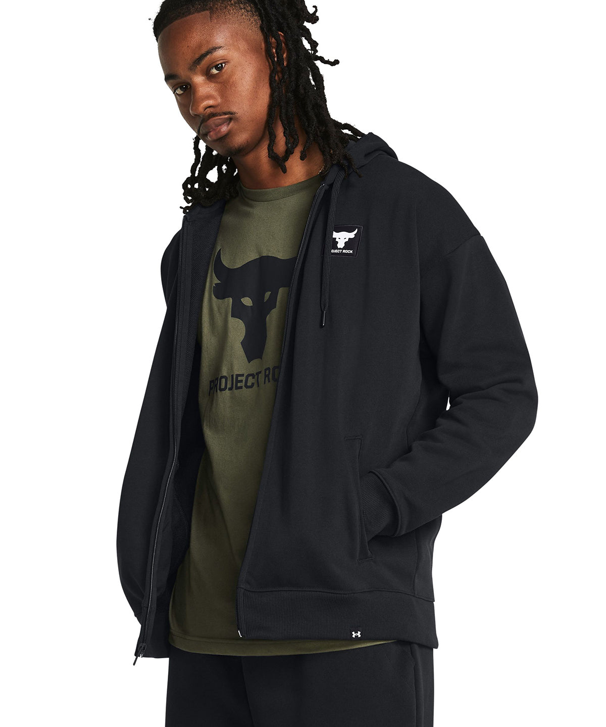 Polerón UA Project Rock Heavyweight Terry para hombre