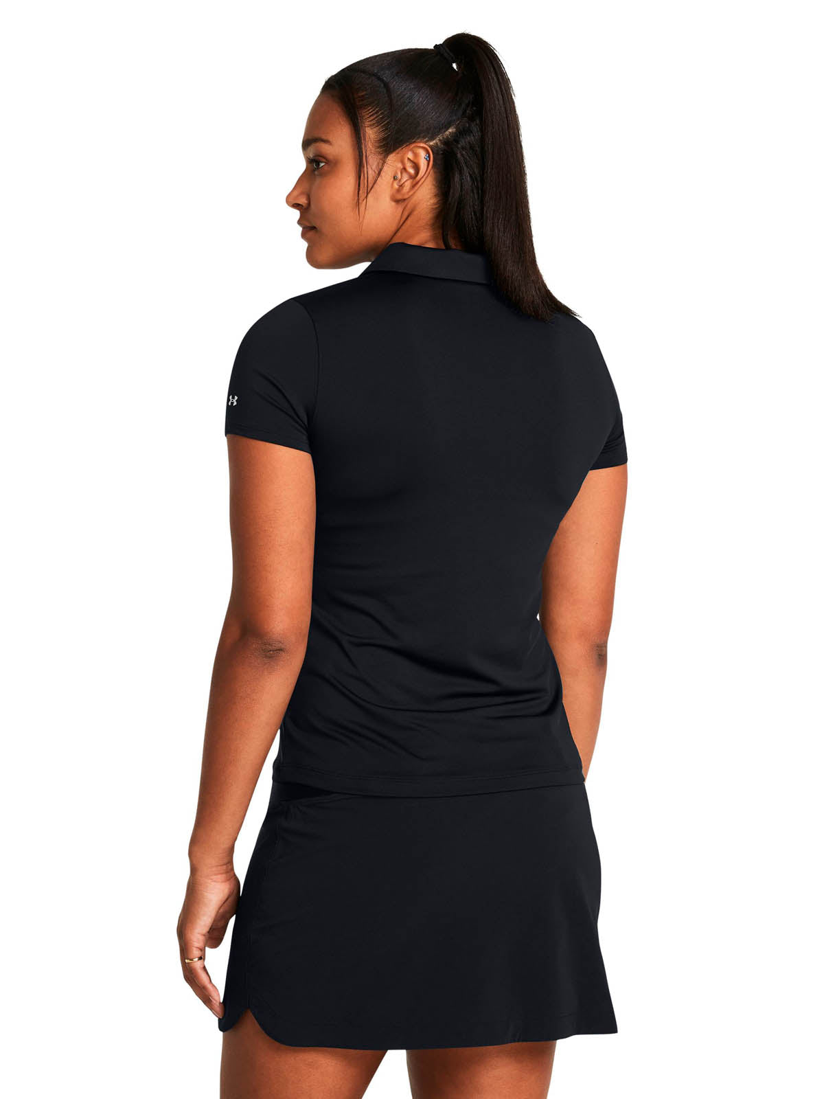 Polo de manga corta UA Playoff para mujer