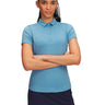 Polera manga corta de Golf para mujer Playoff azul Under Armour