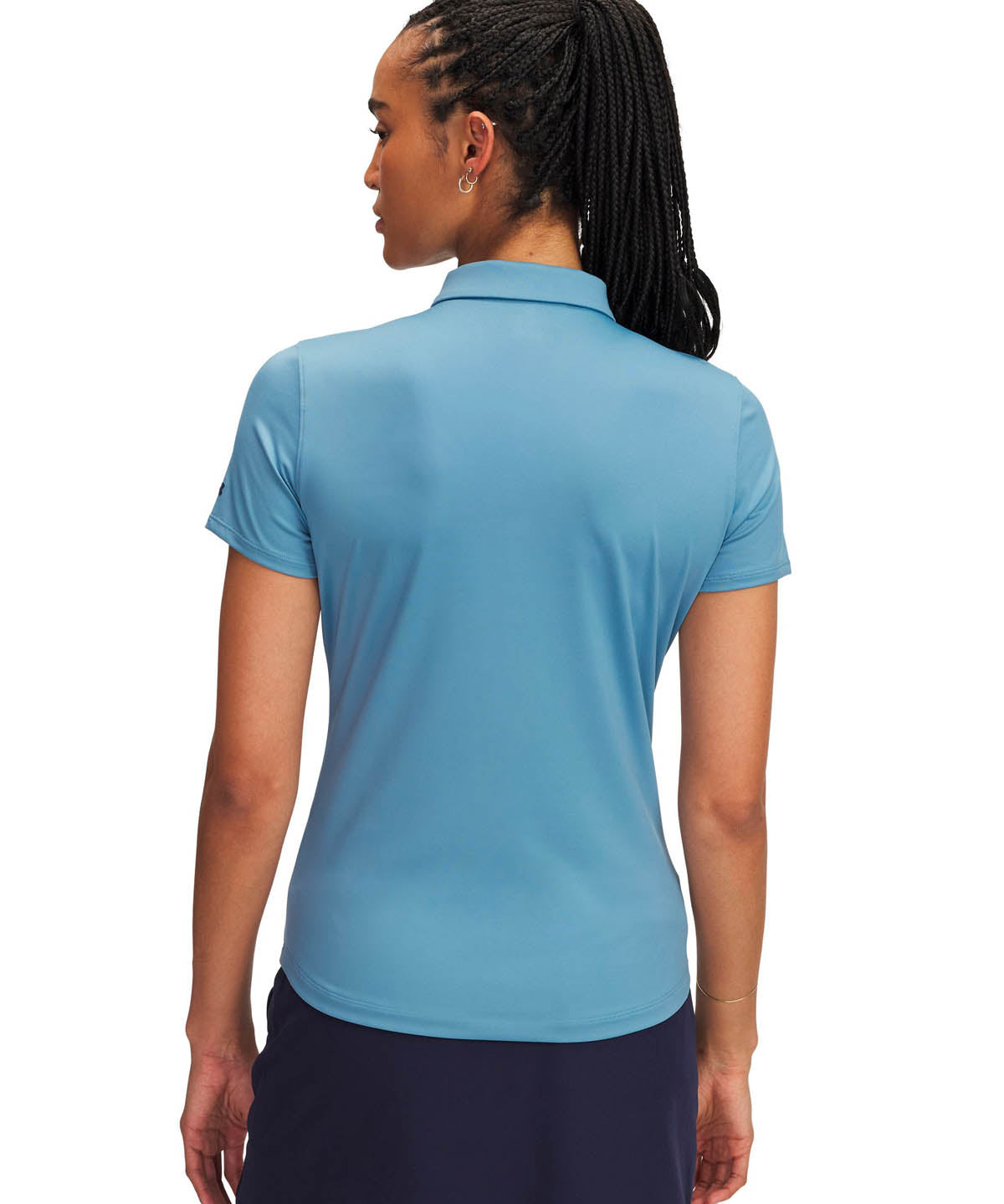 Polera manga corta de Golf para mujer Playoff azul Under Armour