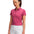 Polera manga corta de Golf para mujer Playoff rojo Under Armour