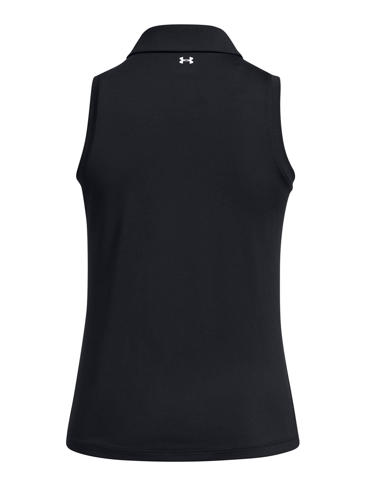 Polera sin mangas UA Playoff negro para mujer