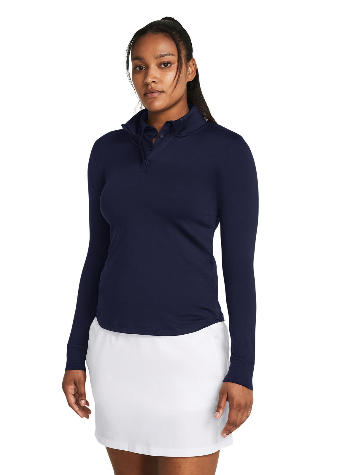 Polerón UA Playoff ¼ zip para mujer