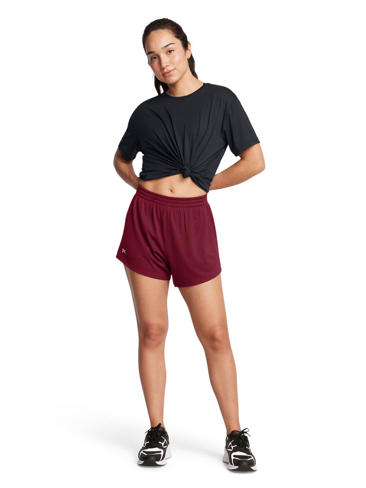 Shorts de malla UA Tech¿ de 3" para mujer