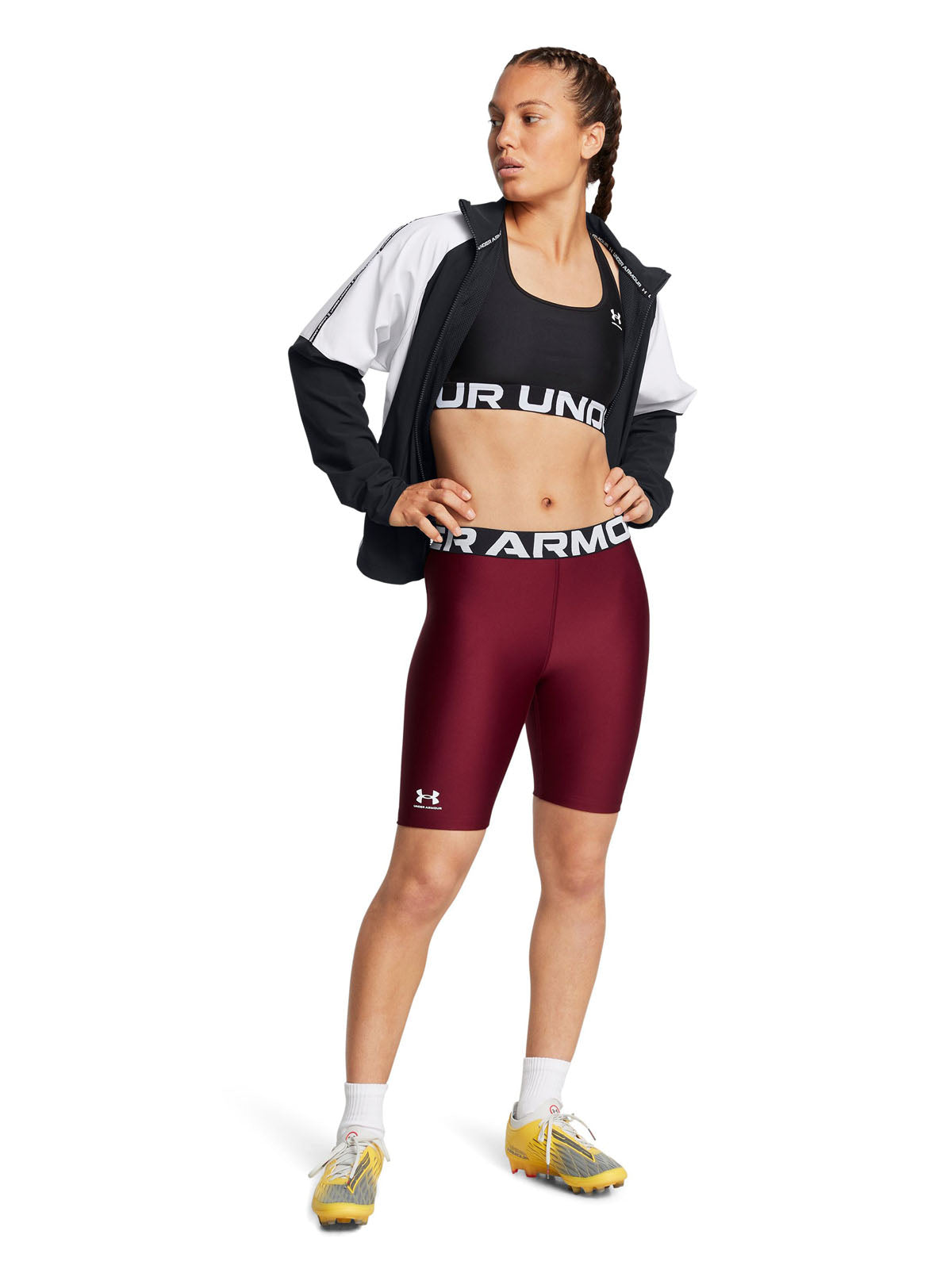 Shorts HeatGear® de 8" para mujer