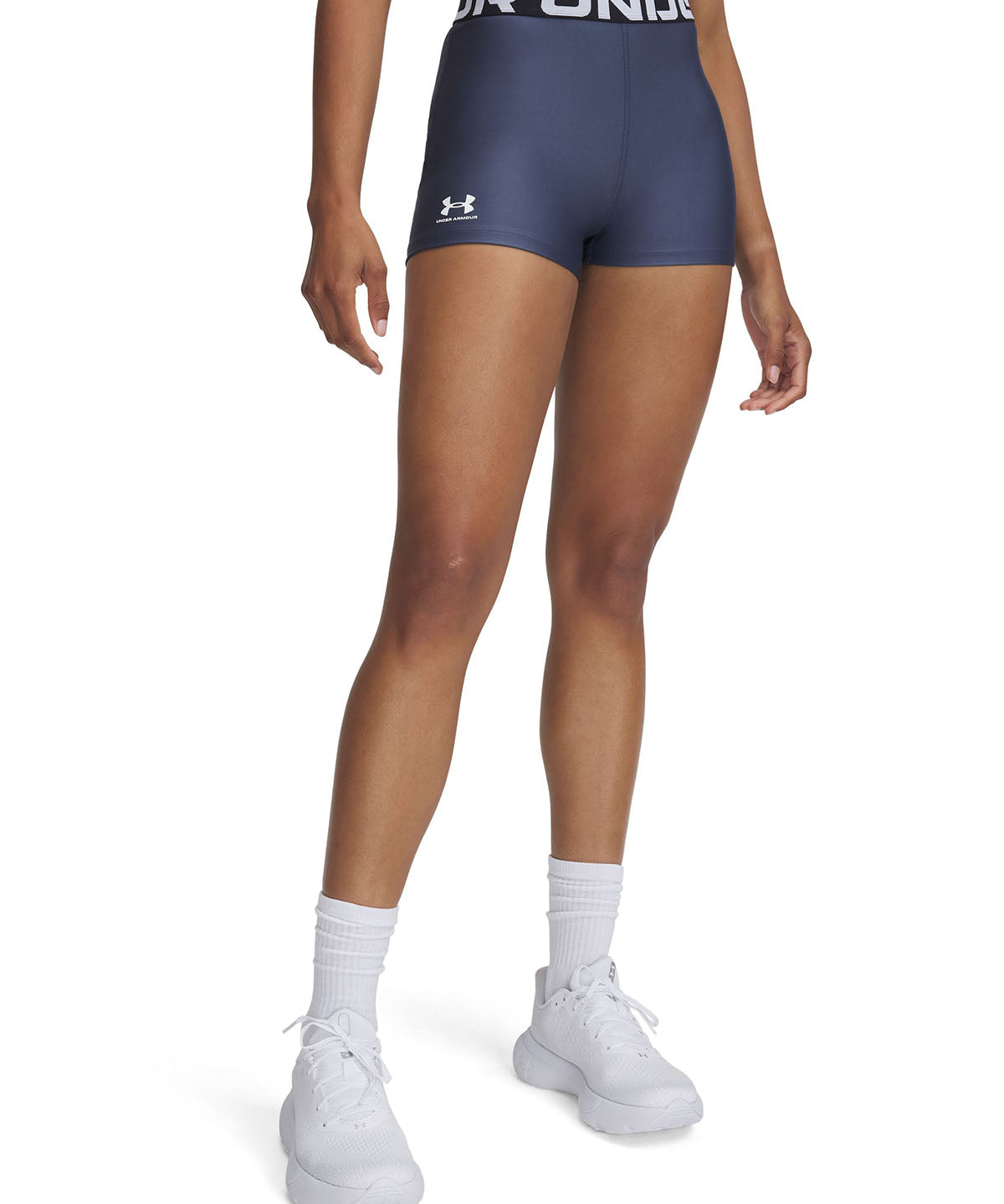 Calzas Heatgear shorty gris para mujer Under Armour