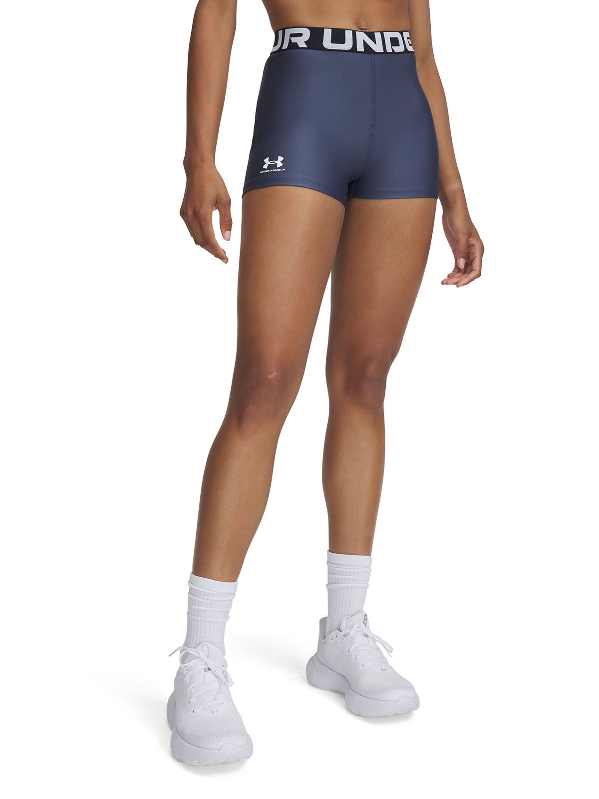 Calzas Heatgear shorty gris para mujer Under Armour