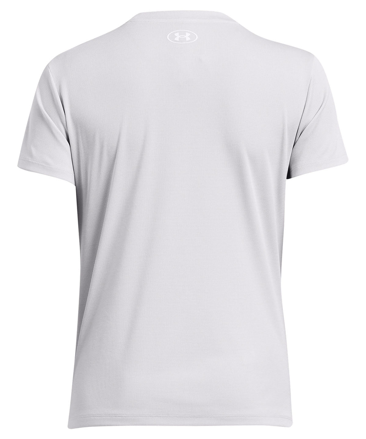 Polera manga corta Under Armour tech gris para mujer