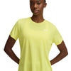 Polera manga corta Under Armour tech amarillo para mujer