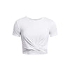 Polera crop topa UA Motion Crossover para mujer