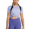 Polera crop topa UA Motion Crossover para mujer