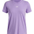 Polera manga corta Lifestyle para mujer Rival Core morado Under Armour