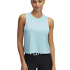 Polera sin mangas Under Armour vanish energy crop azul para mujer