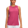 Polera sin mangas de entrenamiento para mujer Tech Rojo Under Armour