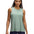 Polera sin mangas UA tech twist verde para mujer