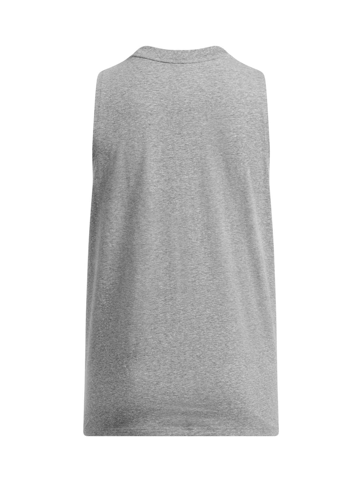 Polera sin mangas Lifestyle para mujer Rival Muscle gris Under Armour