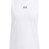 Polera sin mangas Under Armour Rival blanco para mujer