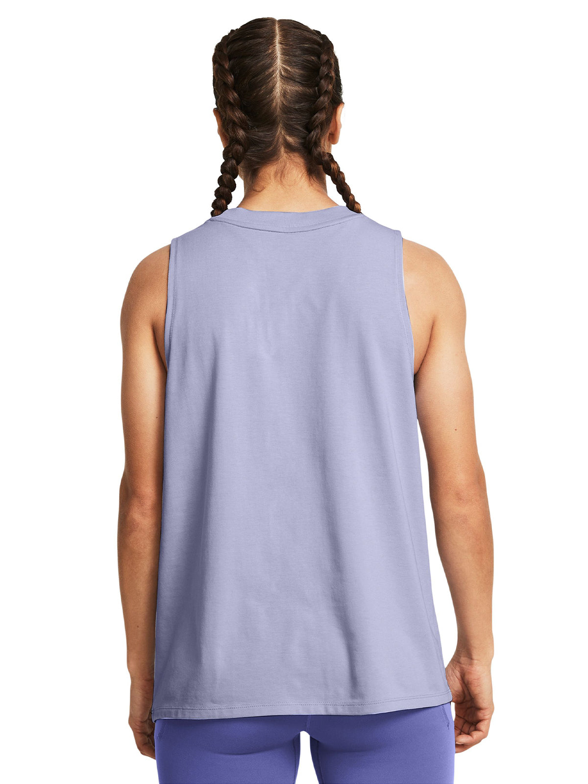 Polera sin mangas UA Off Campus Muscle para mujer