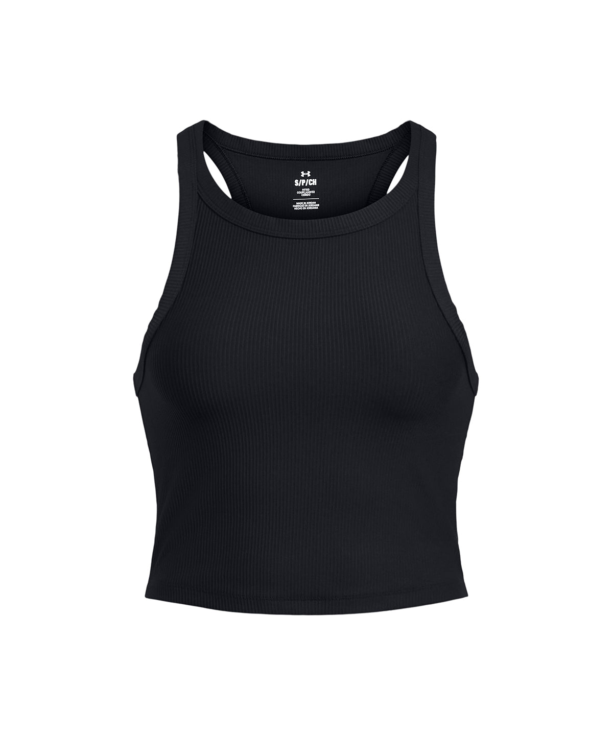 Polera sin mangas corta UA Meridian Rib para mujer