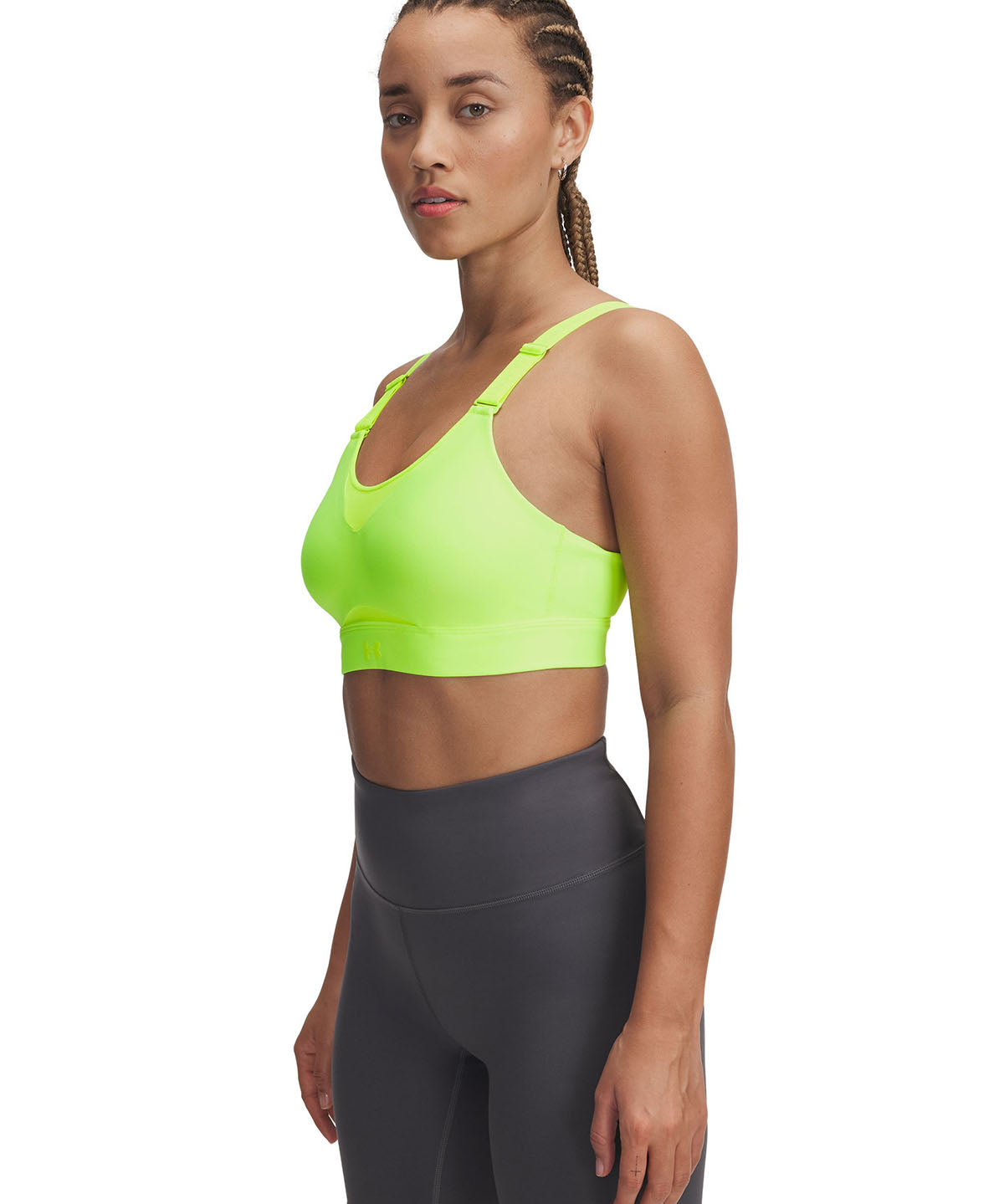 Sostén deportivo Under Armour infinity 2.0 high amarillo para mujer