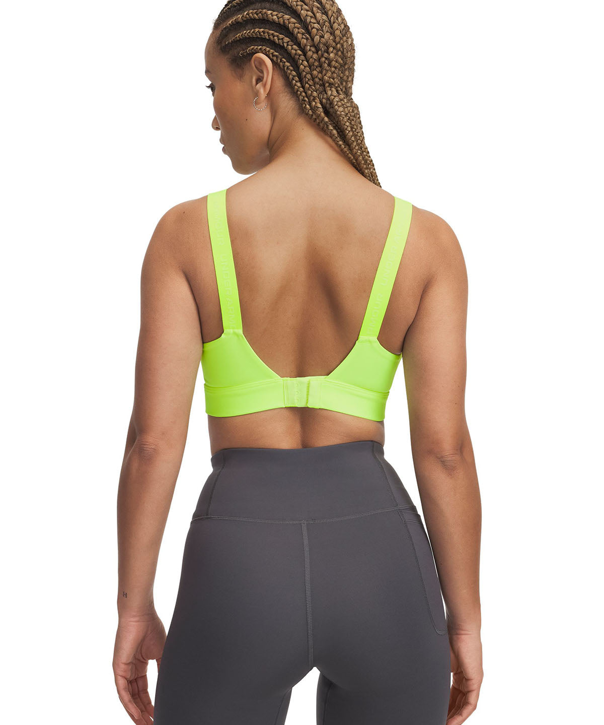 Sostén deportivo Under Armour infinity 2.0 high amarillo para mujer