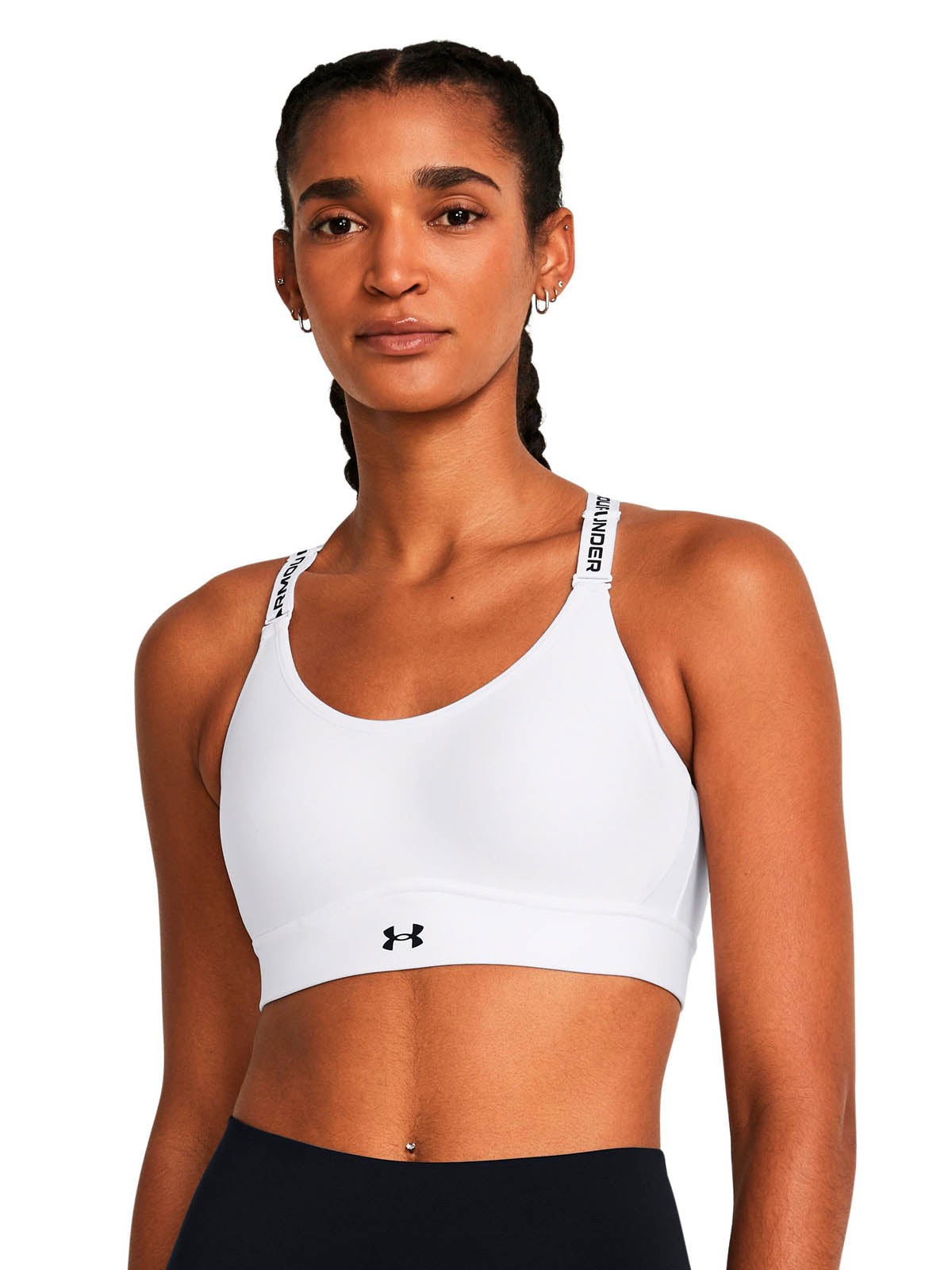 Peto de Entrenamiento para Mujer Infinity Mid 2.0 Blanco Under Armour